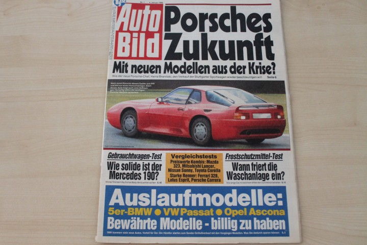 Deckblatt Auto Bild (01/1988)